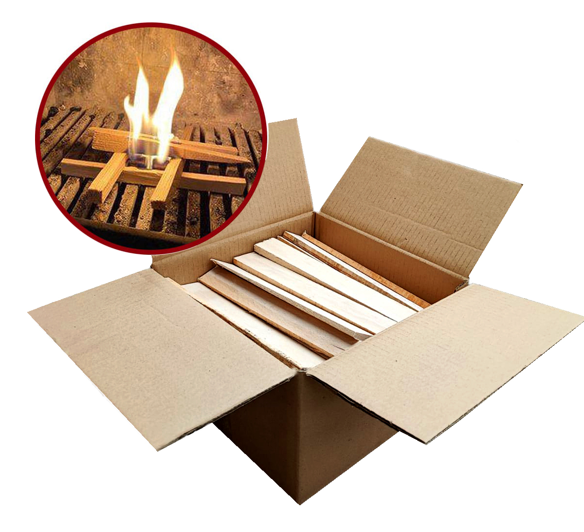 Firewood Kindling Sticks Box (18KG/36L)